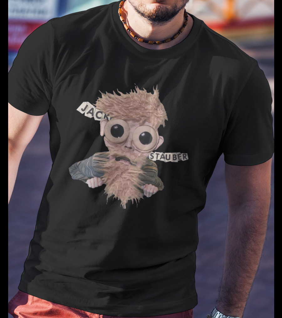 Jack Stauber Puppet Character Large Cartoon Eyes T-Shirt