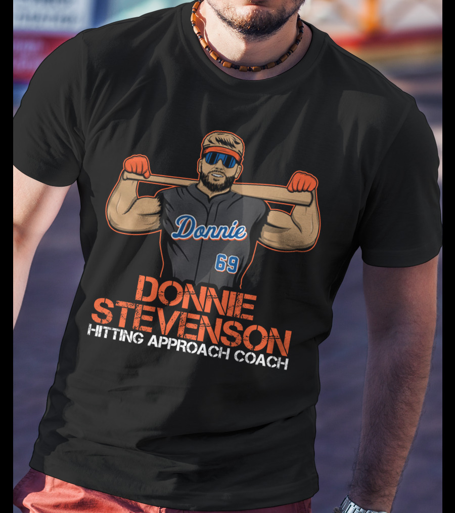 Donnie Stevenson Hitting Approach Coach 69 Jersey Player T-Shirt