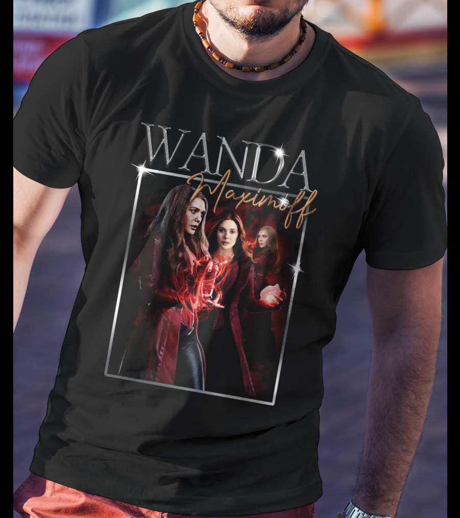 Wanda Maximoff Scarlet Witch Marvel Wanda Merch T-Shirt