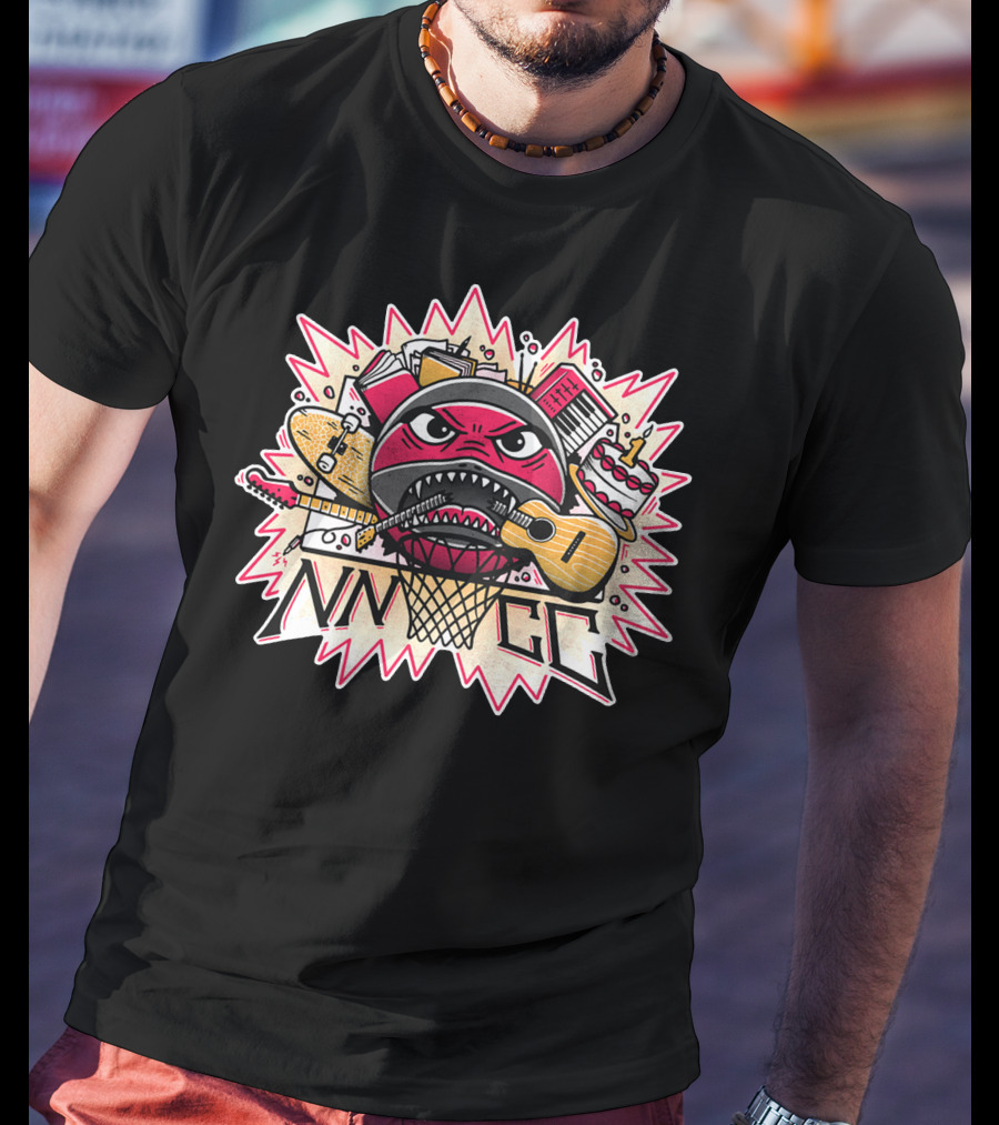NNNGG Lem Lemm Basketball Guitar Music Elements T-Shirt
