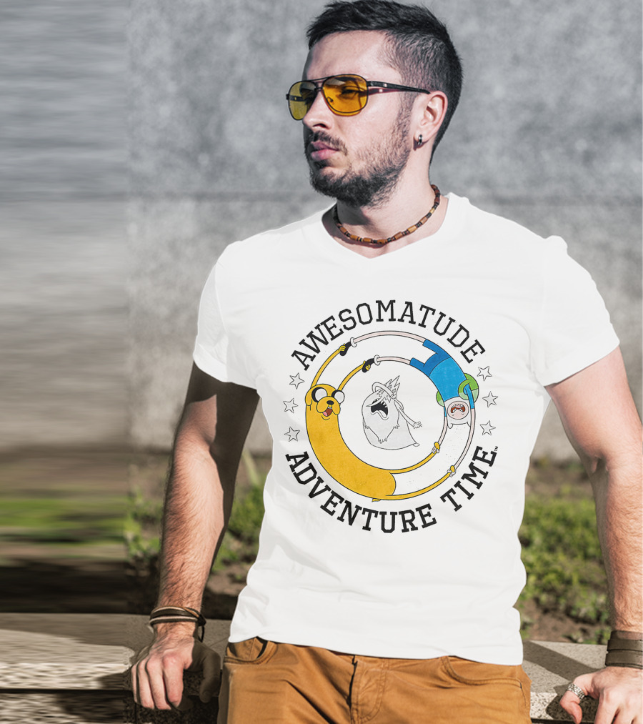 AWESOMATUDE ADVENTURE TIME T-Shirt