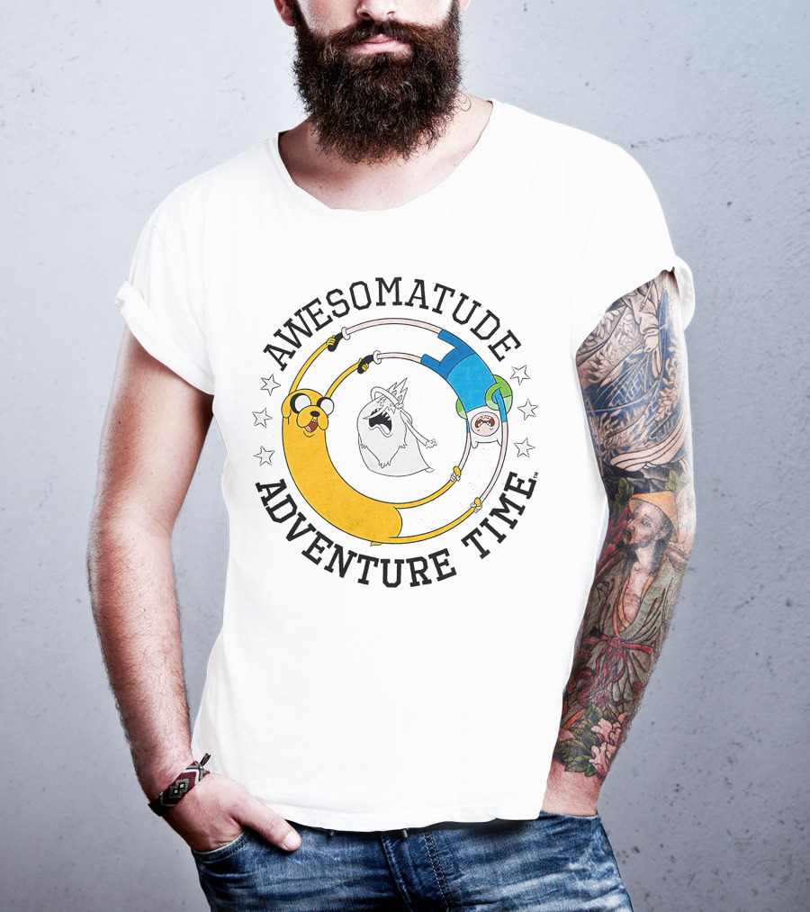 AWESOMATUDE ADVENTURE TIME T-Shirt