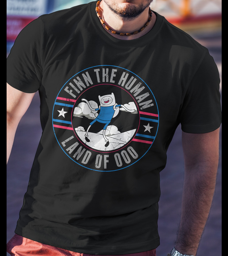 Finn The Human Land Of Ooo Adventure Time Merch T-Shirt