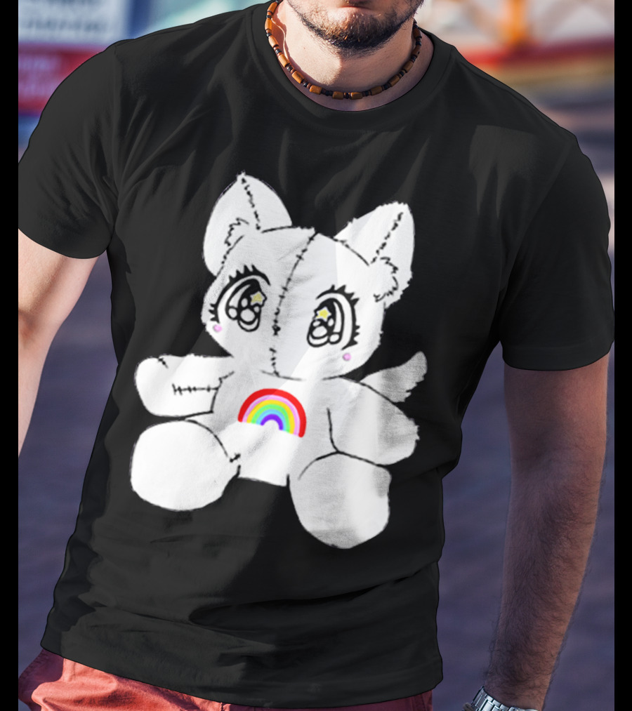 Slayyyter Rainbow Cat Plushie T-Shirt