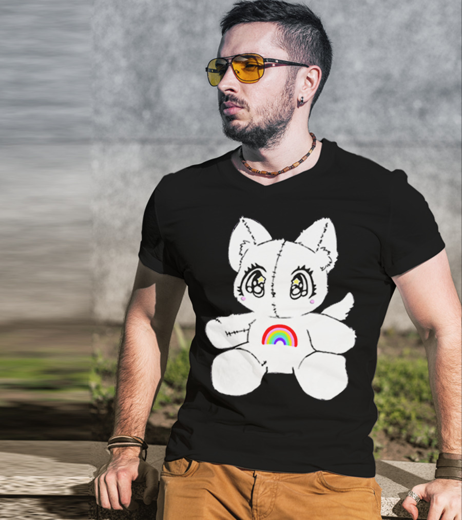 Slayyyter Rainbow Cat Plushie T-Shirt