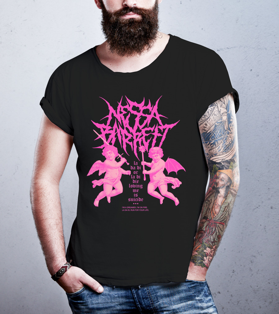 Nessa Barrett La Da Di Or La Di Die Loving Me Is Suicide Cherubs T-Shirt