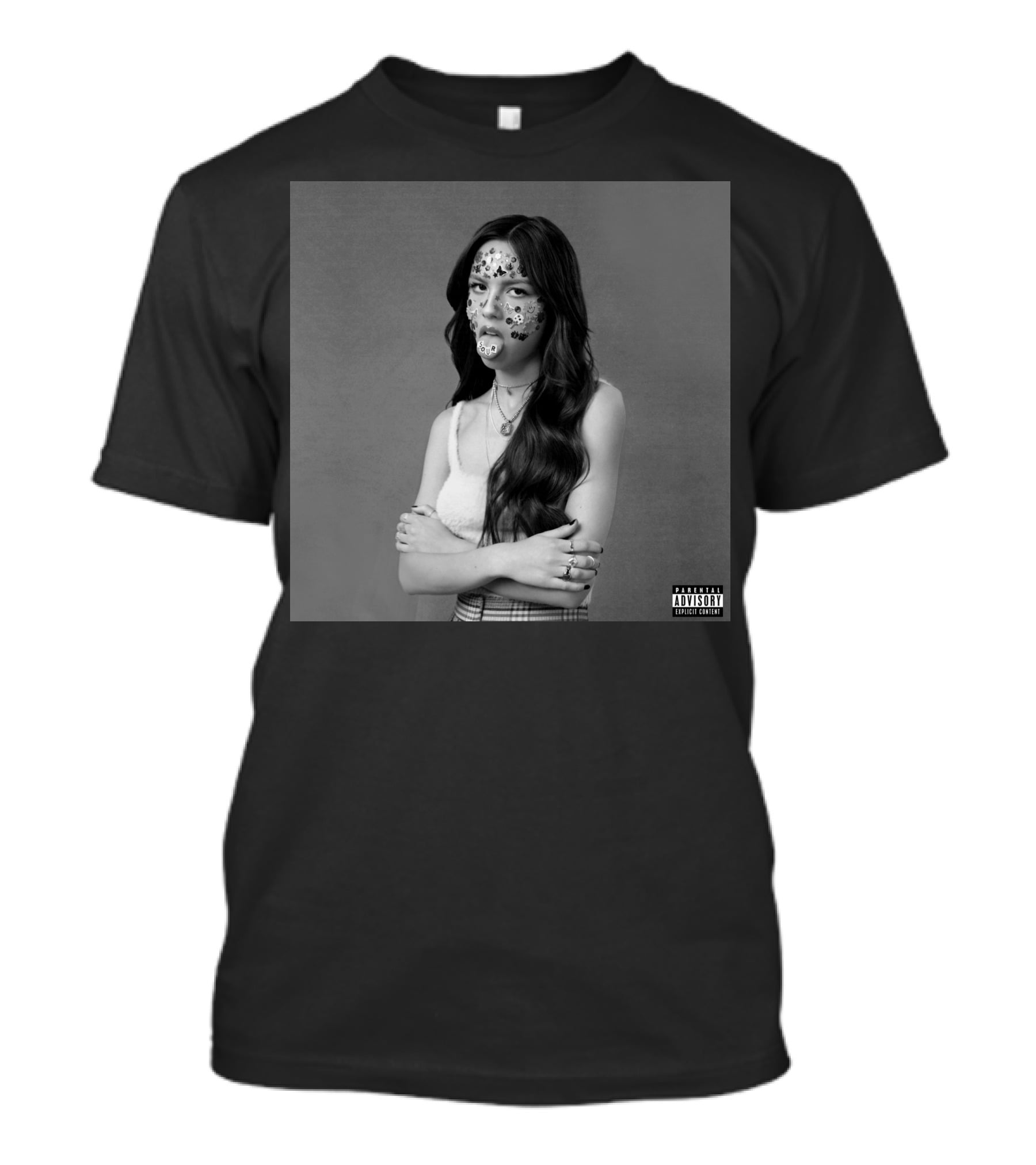 Olivia Rodrigo Sour Album Cover Merch T-Shirt