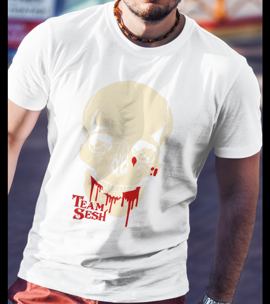 Team Sesh Skull Dripping Blood T-Shirt
