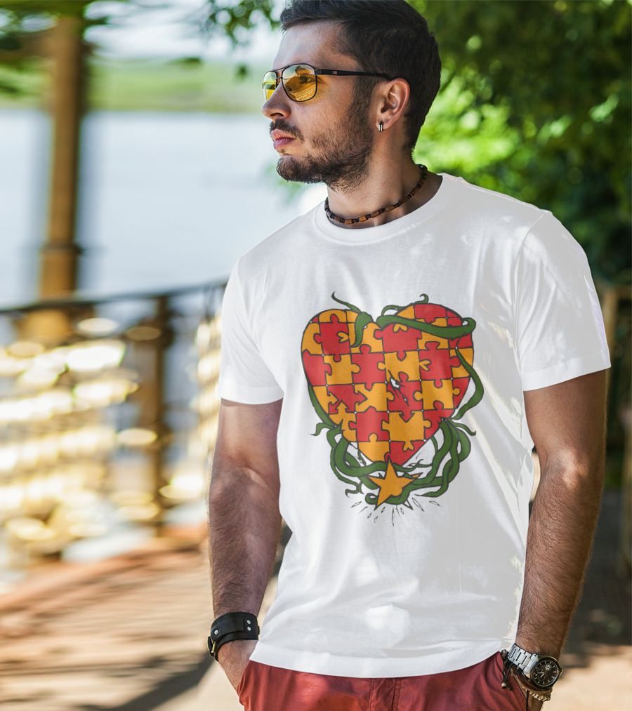 Gallery Dept Heart Puzzle And Vine T-Shirt