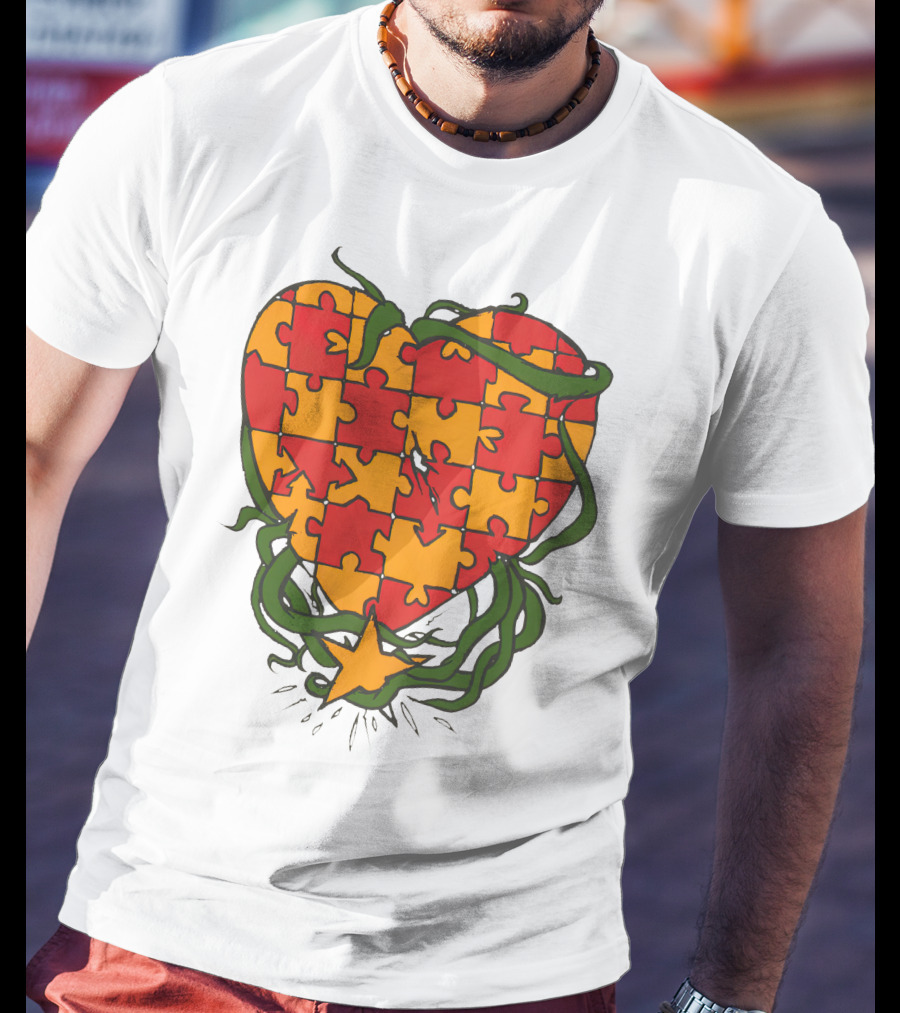Gallery Dept Heart Puzzle And Vine T-Shirt