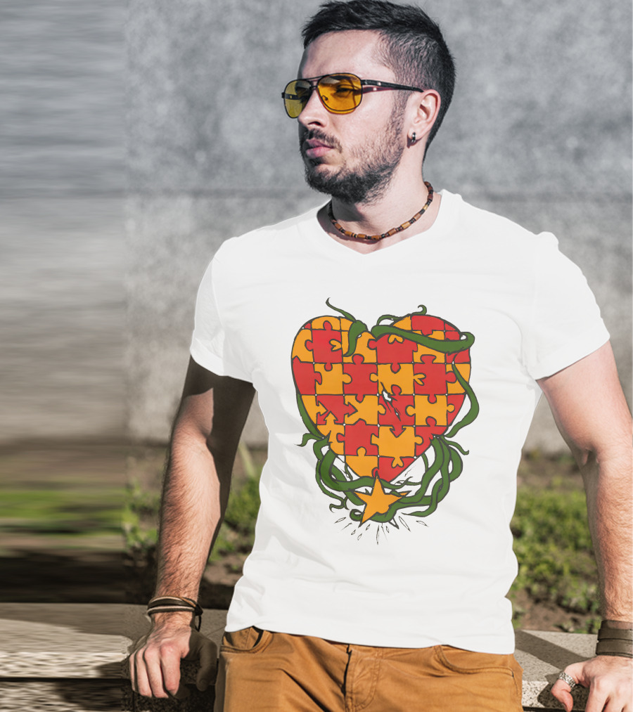 Gallery Dept Heart Puzzle And Vine T-Shirt