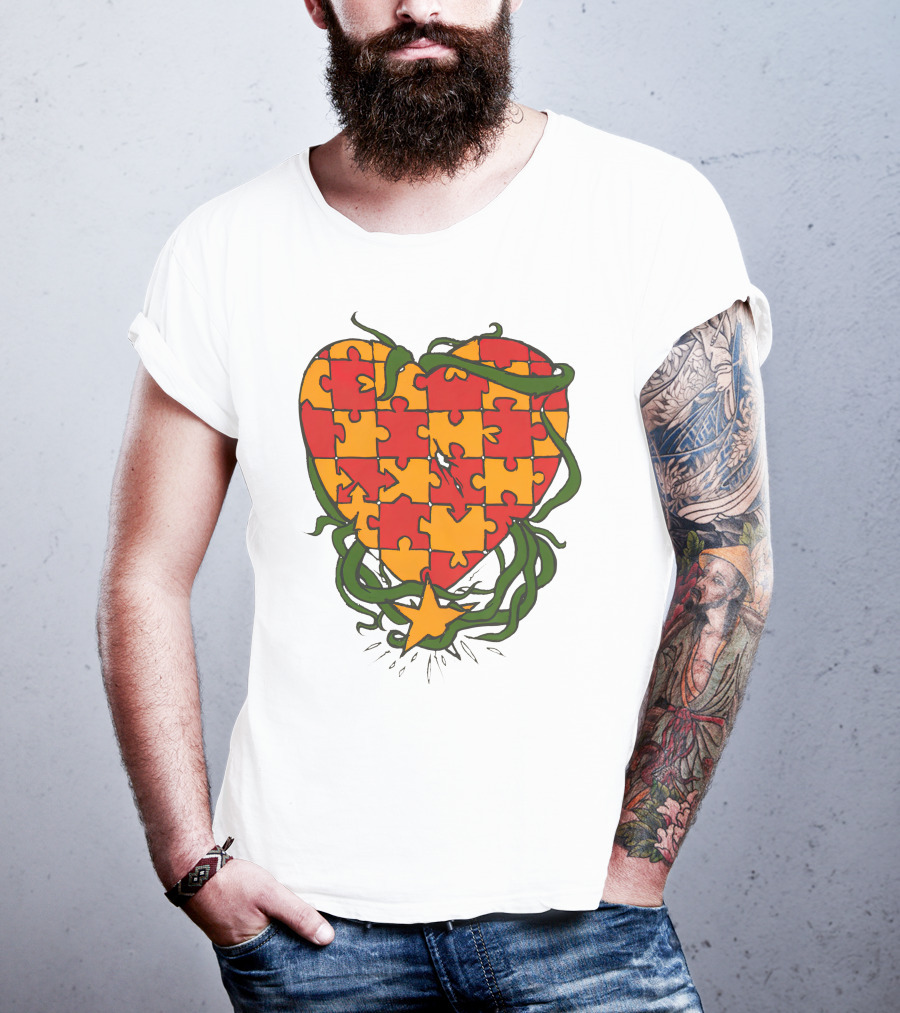 Gallery Dept Heart Puzzle And Vine T-Shirt