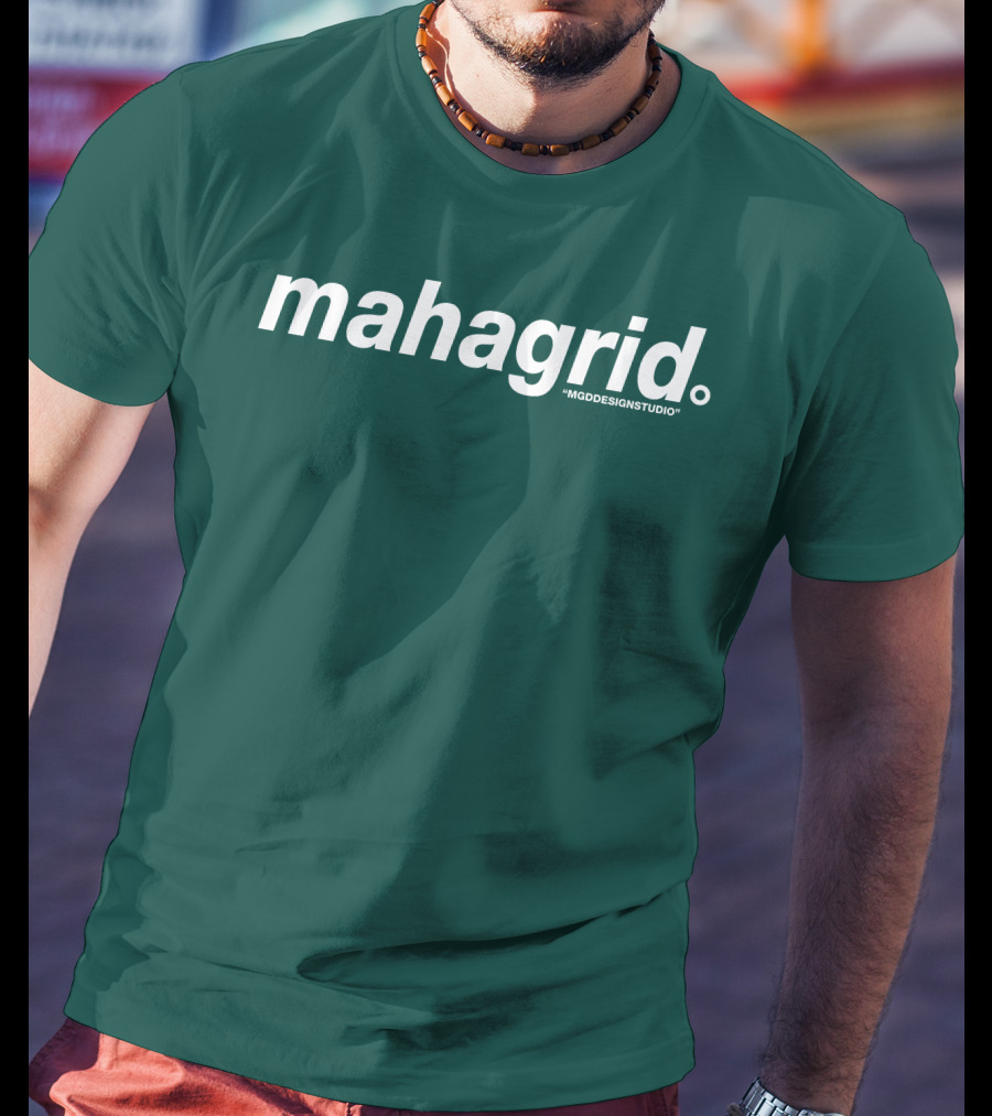 Mahagrid MGDESIGNSTUDIO Forest Green T-Shirt