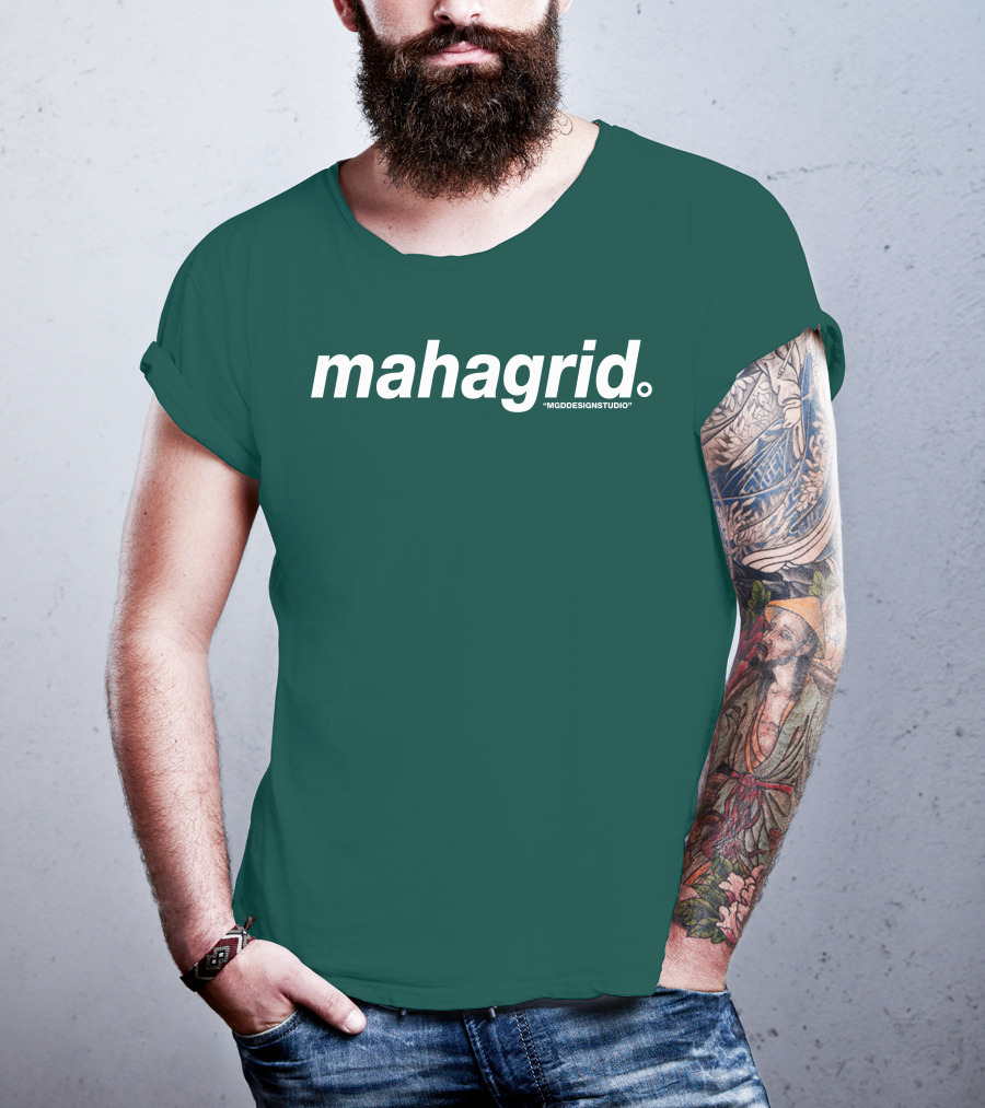 Mahagrid MGDESIGNSTUDIO Forest Green T-Shirt