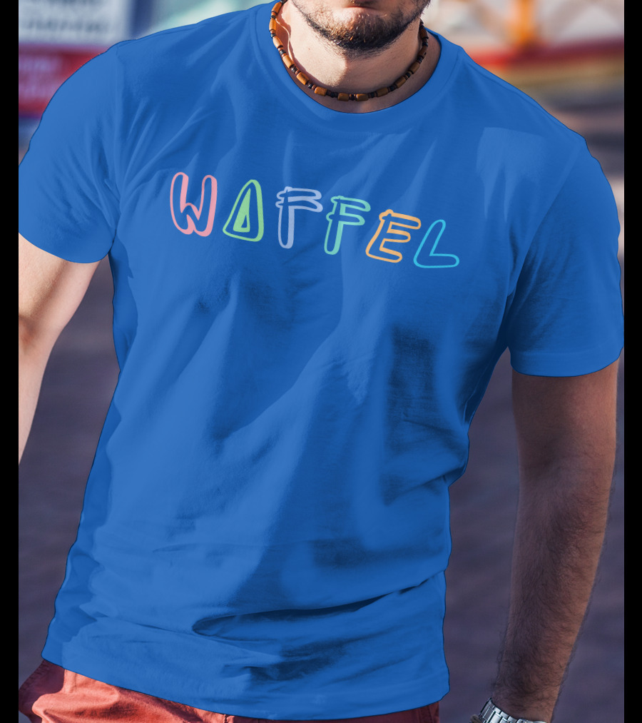 Sturmwaffel Colorful Neon Lettering T-Shirt