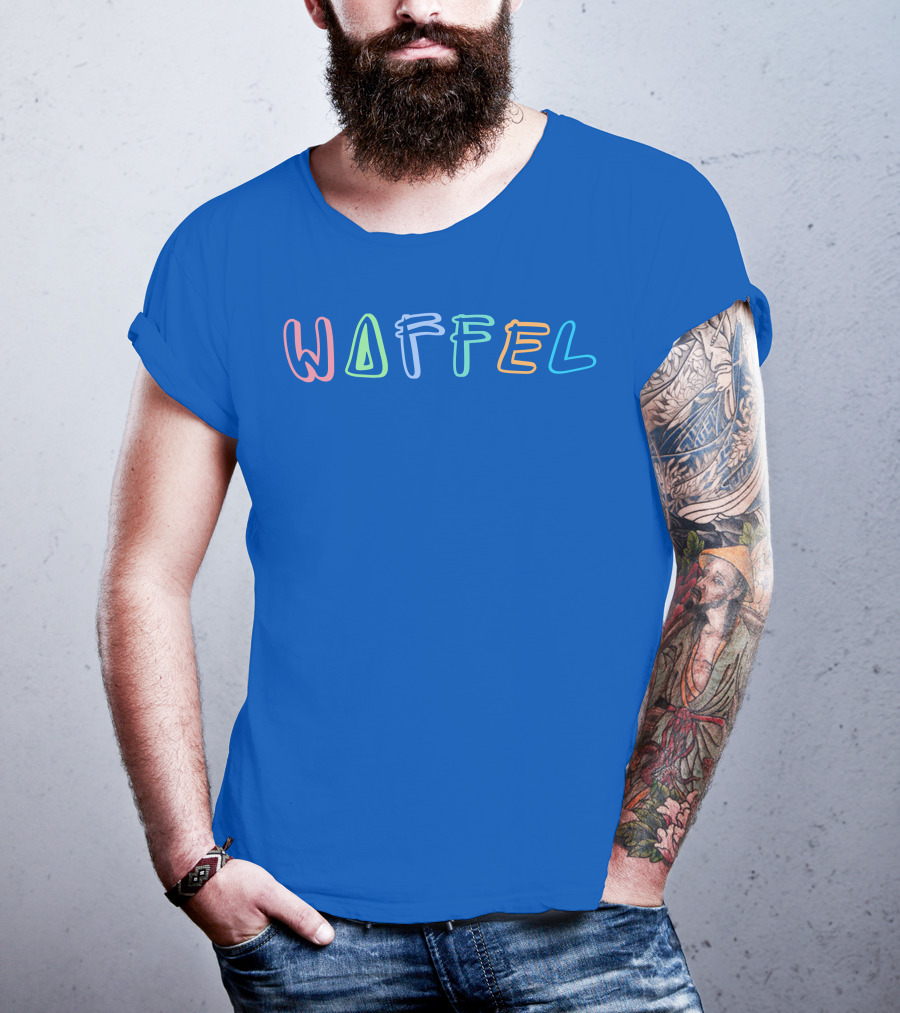 Sturmwaffel Colorful Neon Lettering T-Shirt