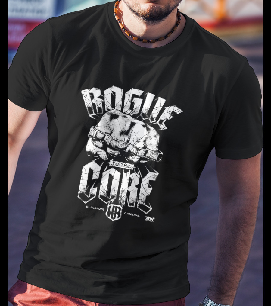 Rogue To The Core Blackpool Original AEW William Regal T-Shirt