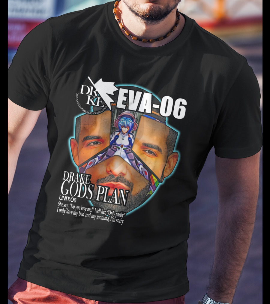 DRAKE EVA-06 GODS PLAN UNIT 06 T-Shirt