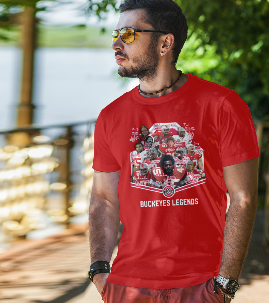 Ohio State Buckeyes OSB Legends Football Stars T-Shirt