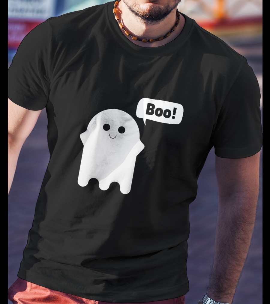Cute Smiley Ghost Boo Edition T-Shirt