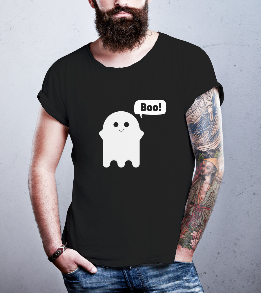 Cute Smiley Ghost Boo Edition T-Shirt