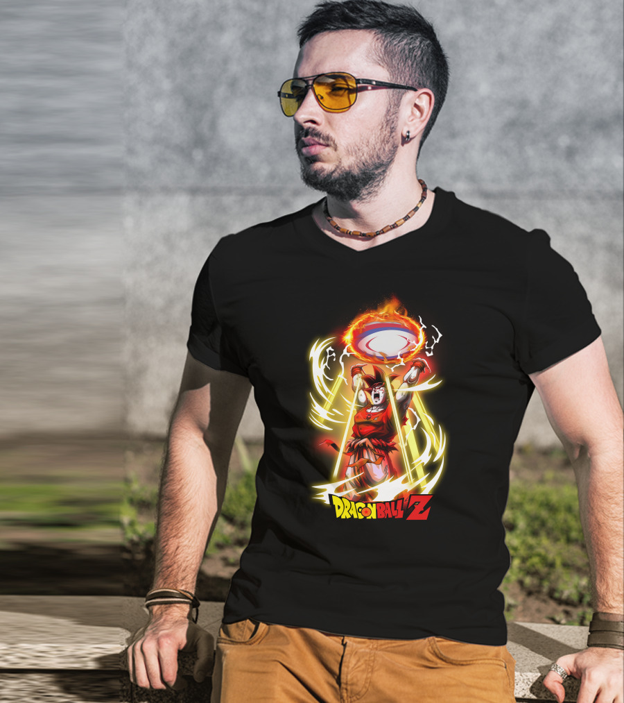Dragon Ball Z Goku Spirit Bomb NRL Fans T-Shirt