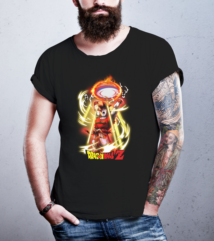 Dragon Ball Z Goku Spirit Bomb NRL Fans T-Shirt