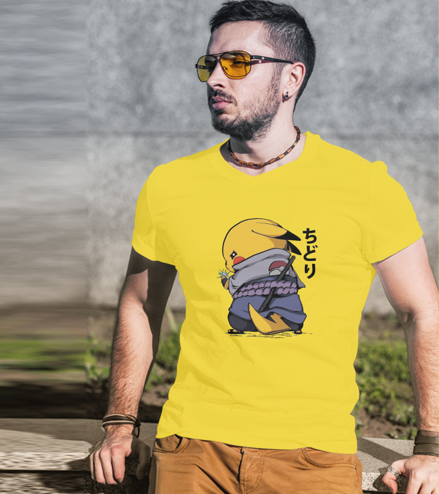 Pika Chidori Ninja Mashup For Fans T-Shirt
