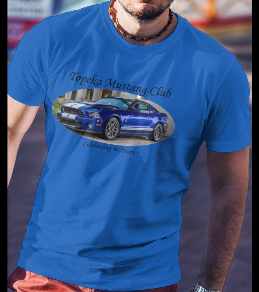 Topeka Mustang Club Celebrating 40 Years T-Shirt