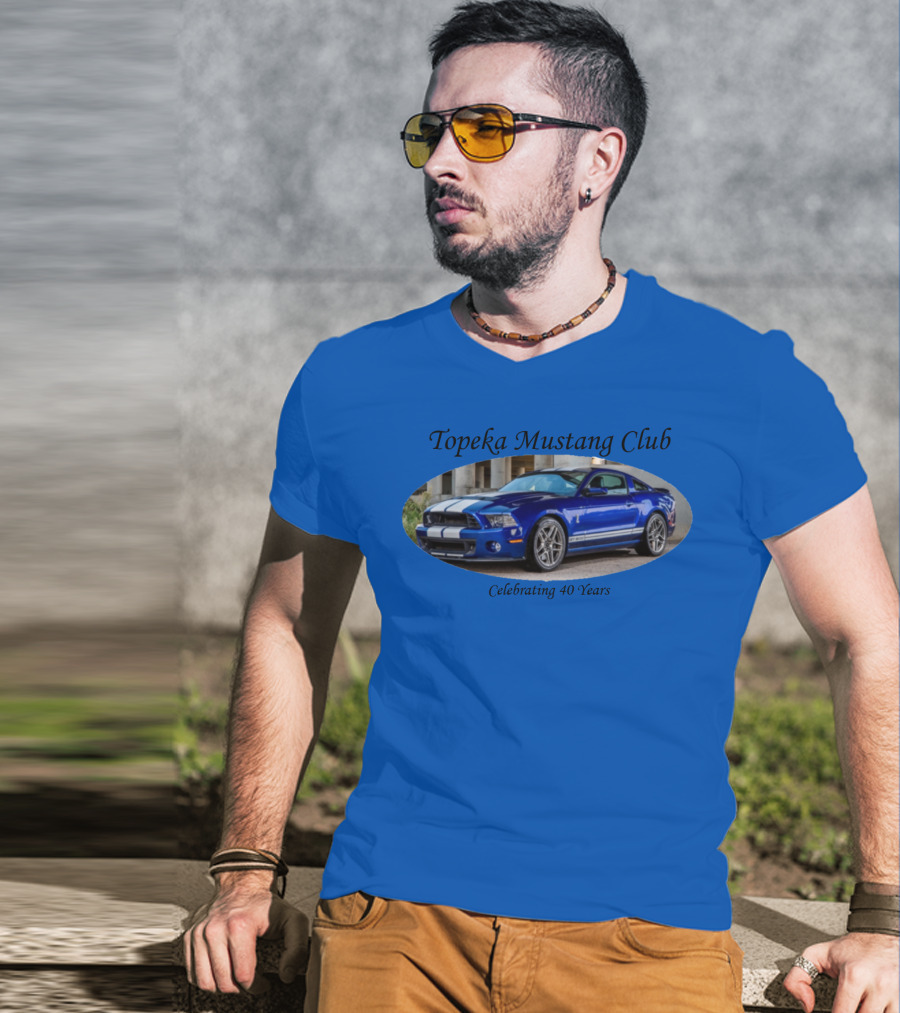 Topeka Mustang Club Celebrating 40 Years T-Shirt