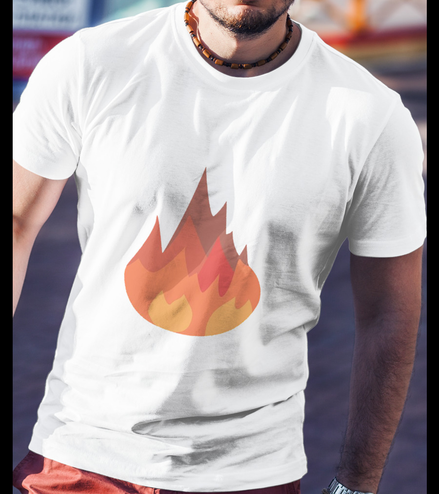 Sapnap Fire Icon Flame Symbol Gaming Merchandise T-Shirt