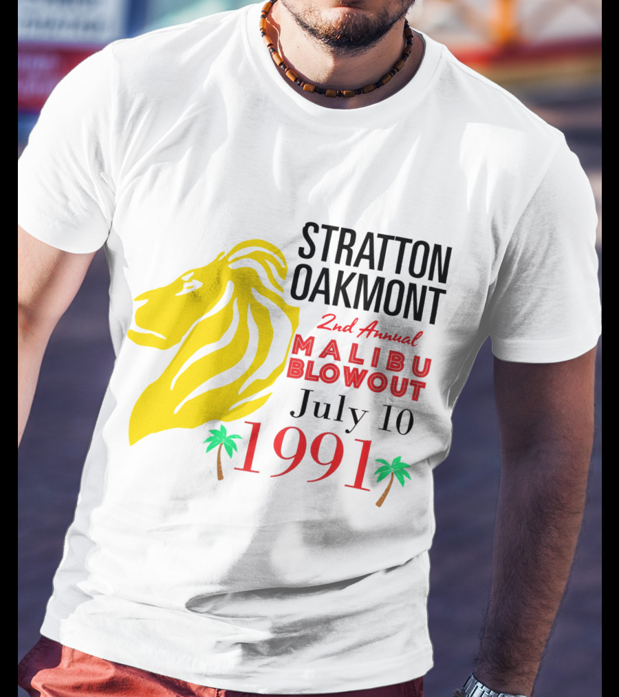 Stratton Oakmont 2nd Annual Malibu Blowout July 10 1991 T-Shirt