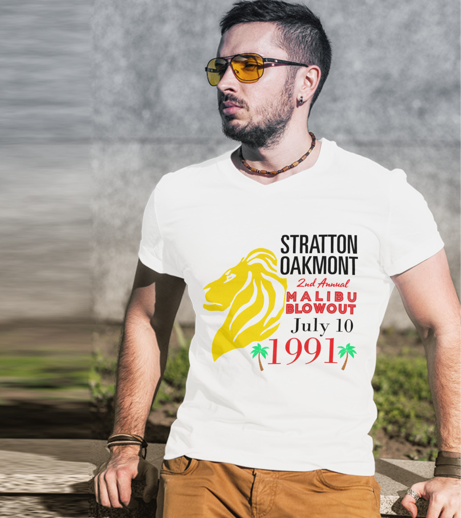 Stratton Oakmont 2nd Annual Malibu Blowout July 10 1991 T-Shirt
