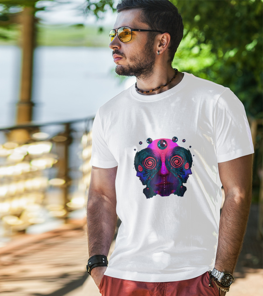 Rezz Beyond The Senses Psychedelic Faces T-Shirt