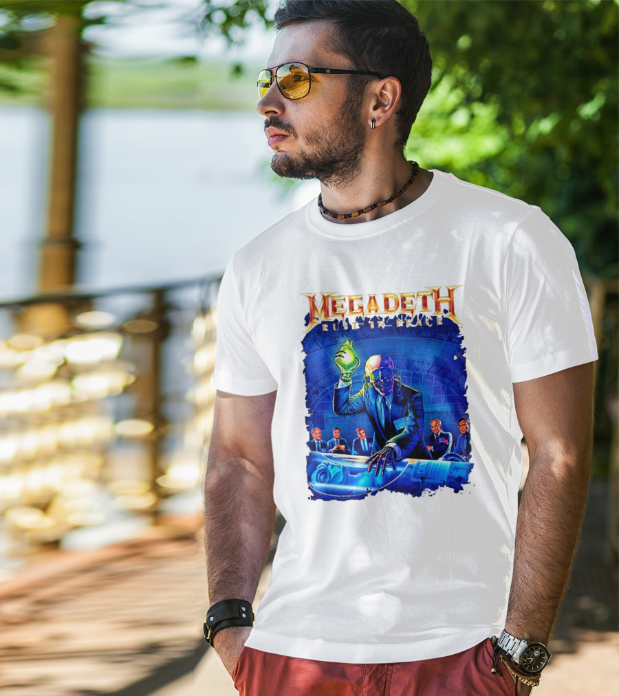 Plus Size Megadeth Rust In Peace M234xl M494 Raglan Summer T-Shirt