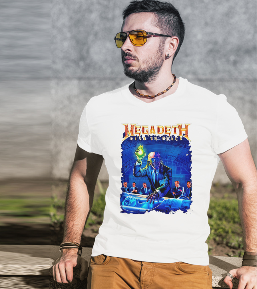 Plus Size Megadeth Rust In Peace M234xl M494 Raglan Summer T-Shirt