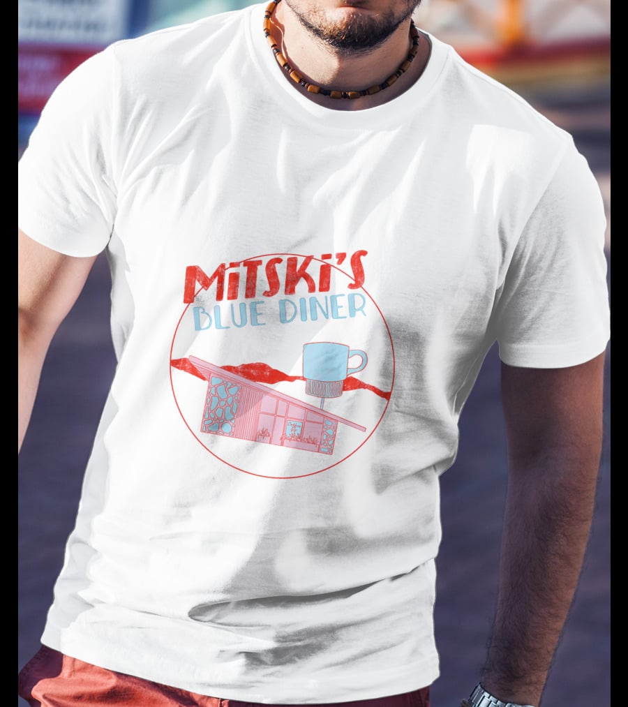 Mitski's Blue Diner Retro Mug And Building T-Shirt
