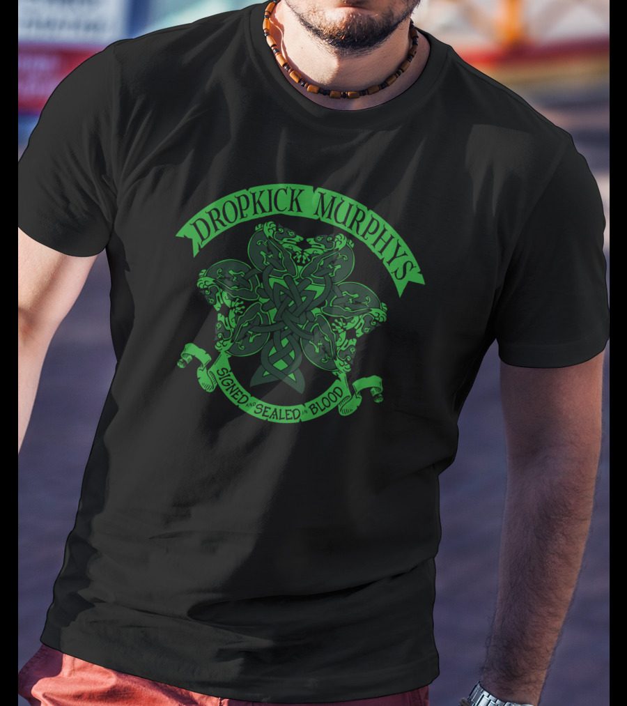 Dropkick Murphys Signed And Sealed In Blood Celtic Knot T-Shirt