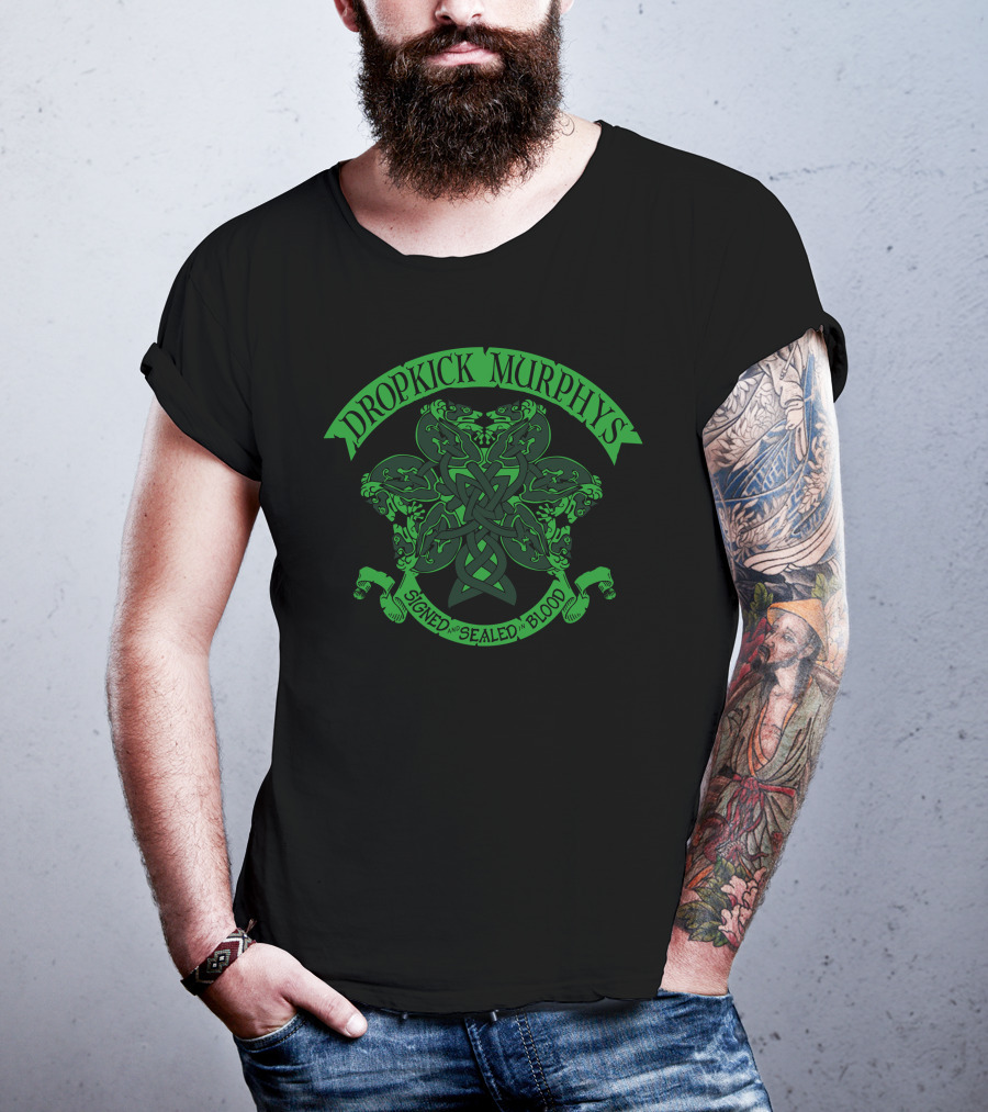 Dropkick Murphys Signed And Sealed In Blood Celtic Knot T-Shirt