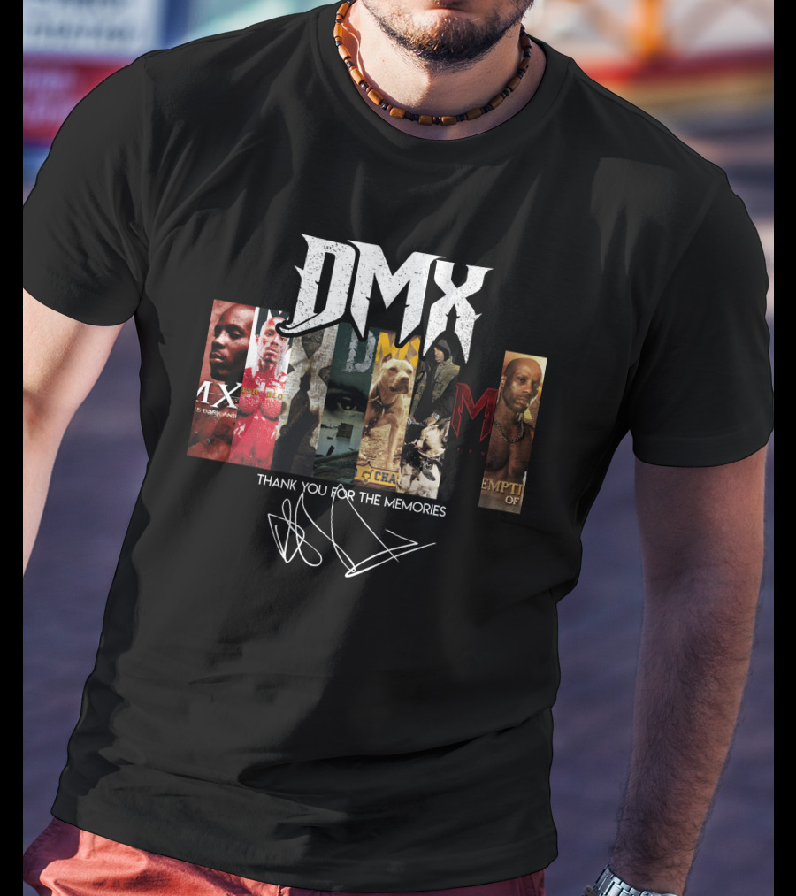 DMX Thank You For The Memories Album Covers Collage T-Shirt