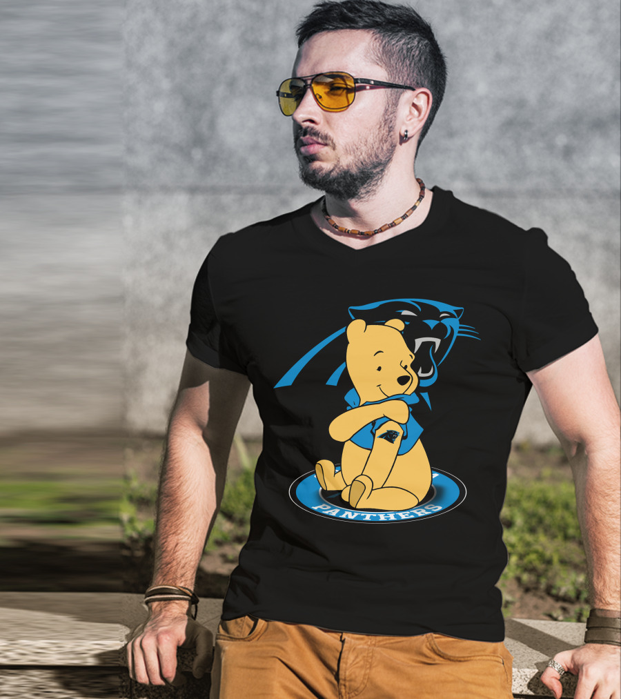 Pooh Panthers Carolina Logo Fusion T-Shirt