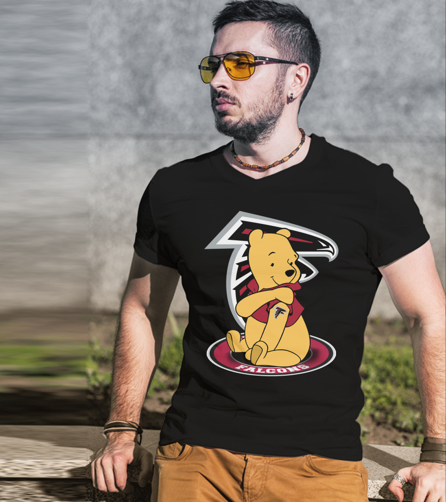 Winnie The Pooh Atlanta Falcons Crossover Fan T-Shirt