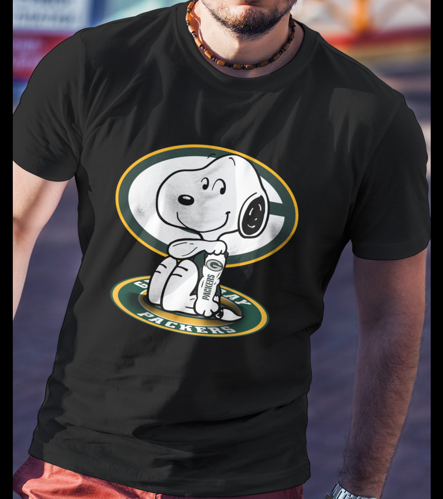Snoopy Green Bay Packers T-Shirt