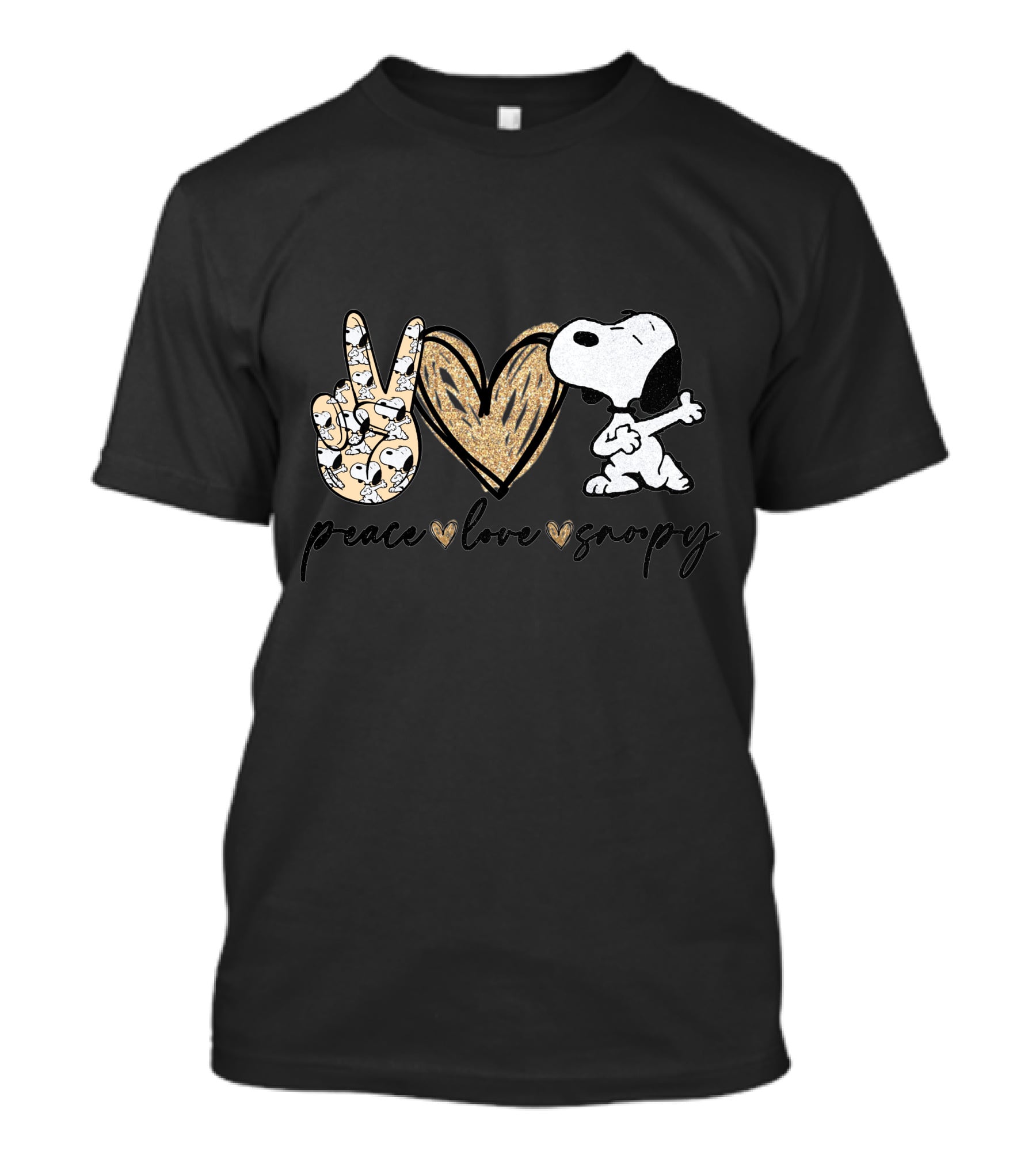 Peace Love Snoopy T-Shirt