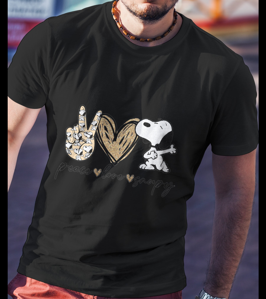 Peace Love Snoopy T-Shirt