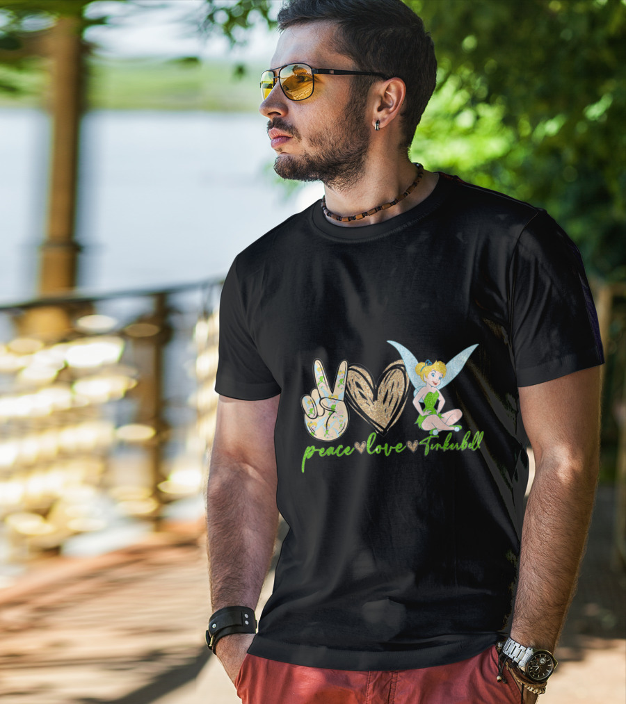 Peace Love Tinkerbell Fairy Magic T-Shirt