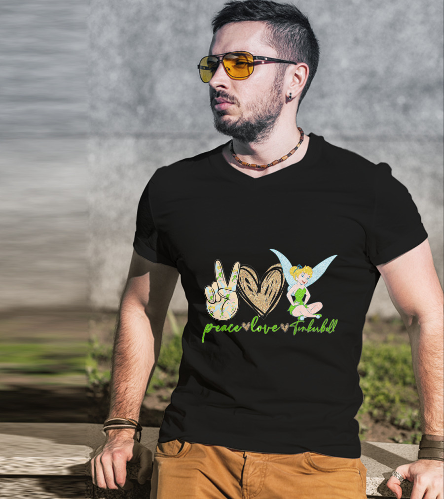 Peace Love Tinkerbell Fairy Magic T-Shirt