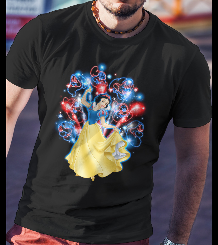 Snow White And Genie Firework Extravaganza T-Shirt