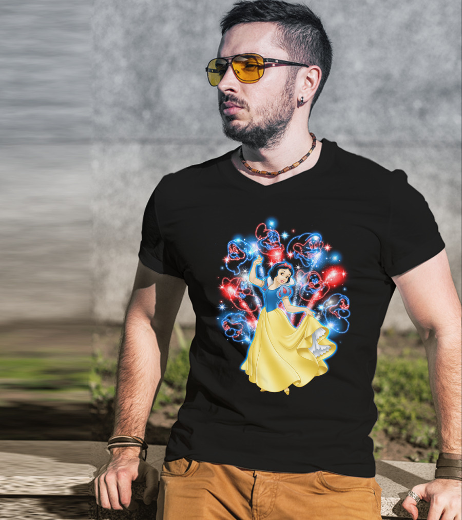 Snow White And Genie Firework Extravaganza T-Shirt