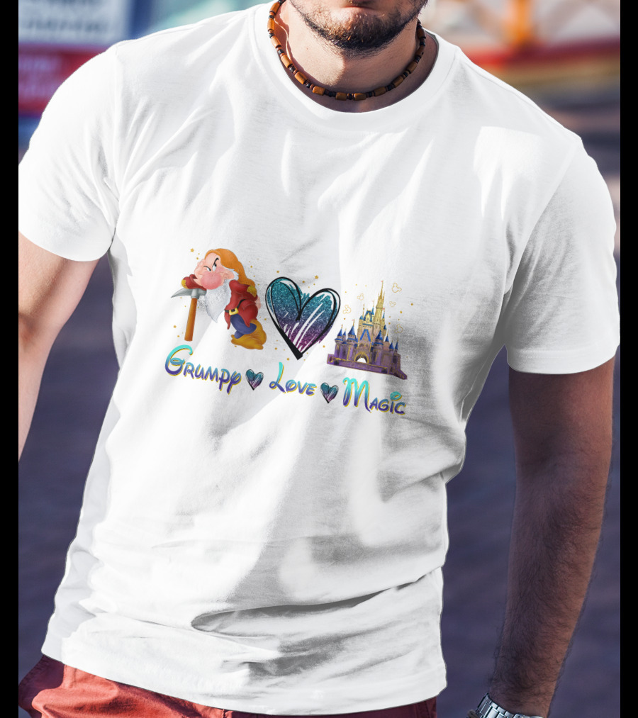 Grumpy Heart Love Castle Magic T-Shirt